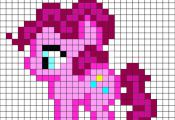 My little pony - Pinkie Pie pattern - by me For a free and better color, printab...