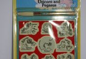 NWT My Little Pony Color-Me Stickers Unicorn and Pegasus MIP 1983