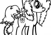 Print my little pony christmas coloring pages