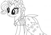 Print princess rarity my little pony coloring pages