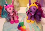 Rainbow cake at a My Little Pony Party #mylittlepony #partycake