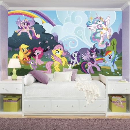 RoomMates “My Little Pony” Ponyville wall mural Wallpaper
