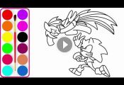 SONIC Coloring Page | Sonic And My Little Pony Coloring Page For Kids SONIC#Colo...