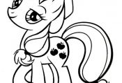 Silhouette My Little Pony 'AppleJack' Template/ Stencil/ Sjabloon/ Trans...