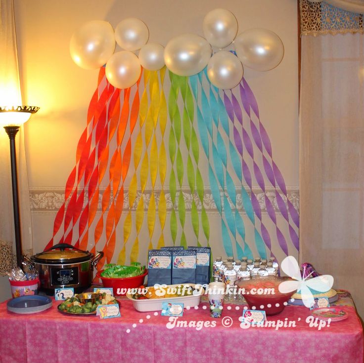 Swift Thinkin': Table Setup for a My Little Pony Party