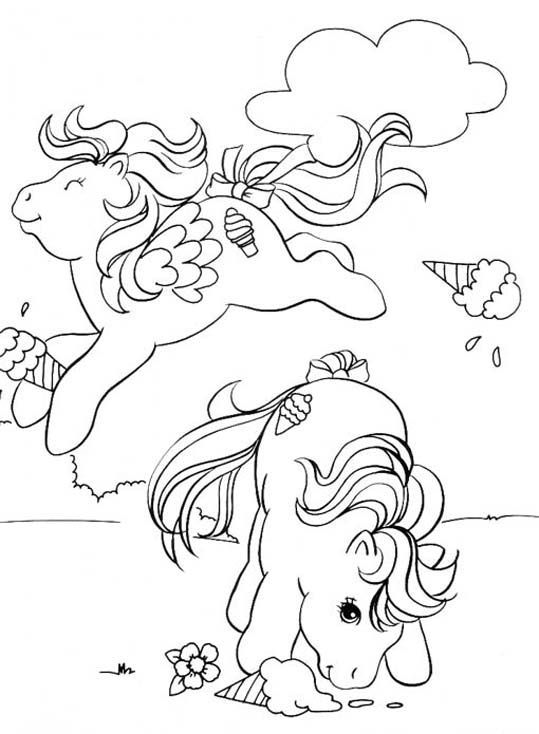 my little pony G1 coloring pages | little pony Wallpaper