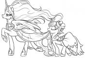 my little pony coloring book pages free