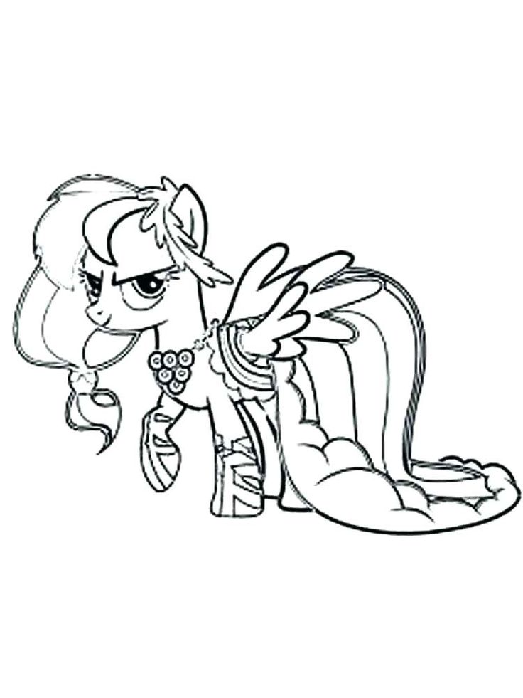 my little pony coloring pages princess celestia baby   BubaKids.com