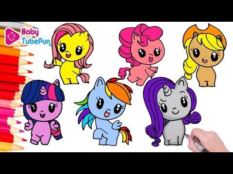 (1) My Little Pony Cutie Mark Crew Coloring Book Page Mane 6 , MLP – YouTube Wallpaper