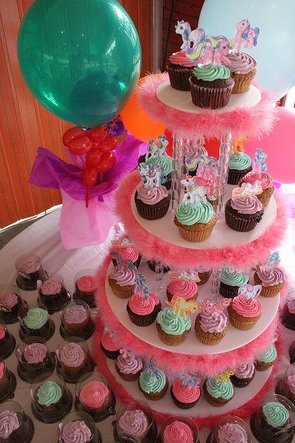 Angela’s 7th Bday My Little Pony Party by Yummy Piece of Cake, via Flickr  7th, …
