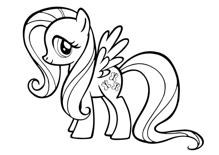Comely My Little Pony Coloring Book Colouring Sheets Fluttershy Friendship Wallpaper