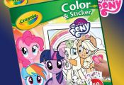 Crayola My Little Pony 32 Page Colour & Sticker Book - Scenes & 50+ Stickers