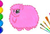 Fluffy Puff  ❤ My little pony Coloring and drawing for Kids, Toddlers | ...