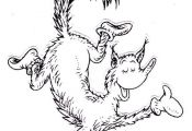 Fox in Socks from Dr Seuss Coloring Pages Fox Dancing printable