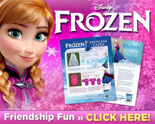 Free Frozen Tutorials: Make Sister Bracelets and a Cape Like Anna's or Elsa&…