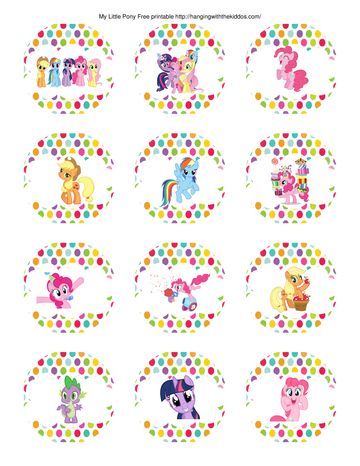 Free My Little Pony Party Printables  free, party, Pony, Printables #cartoon #co…