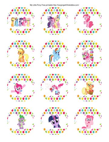 Free My Little Pony Party Printables Wallpaper