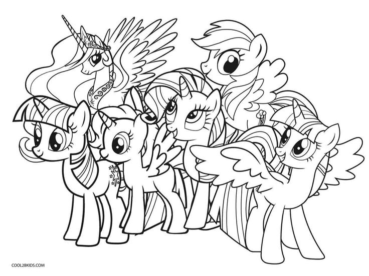Free Printable My Little Pony Coloring Pages At My Little Pony Coloring Page Wallpaper