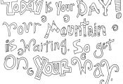 Free Printable Quote Coloring Pages For Adults: Dr Seuss Coloring Pages Quotes  ...