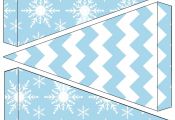Free frozen birthday party bunting to download - free frozen printable