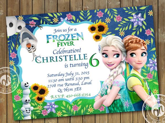 Frozen Fever Invitation Birthday Party, Frozen Birthday Party, Frozen Printable,… Wallpaper