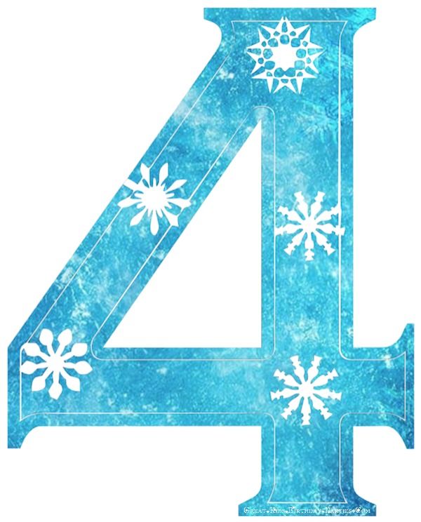 Frozen Font-Snowflake numbers with Frozen background, cute for Frozen party. Wallpaper