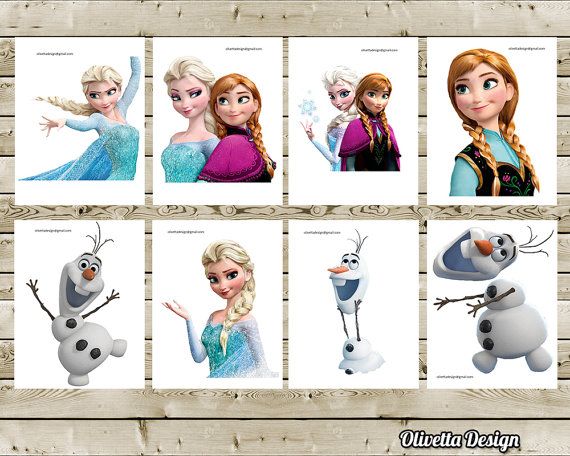 Frozen Printable INSTANT DOWNLOAD Birthday Party for Decorations Centerpiece, Ba… Wallpaper