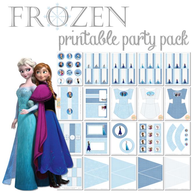 Frozen Printable Party Pack Wallpaper