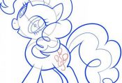 How To Draw Mlp | Step 8. How to Draw Pinkie Pie, My Little Pony, Pinkie Pie  dr...