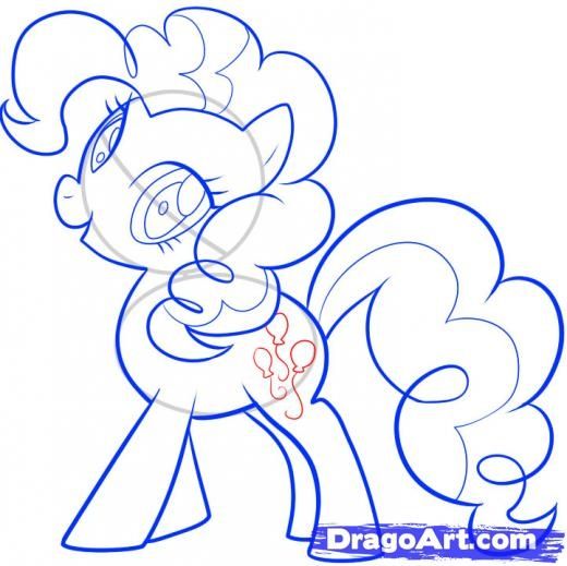 How To Draw Mlp | Step 8. How to Draw Pinkie Pie, My Little Pony, Pinkie Pie  dr… Wallpaper