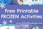 Links With Love: Free Frozen Printable Crafts and Activities {Felt With Love Des...