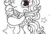 Little Pony Eat Ice Cream Coloring Pages – My Little Pony car …  car, Colori...