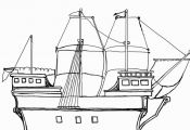 Mayflower Coloring Page