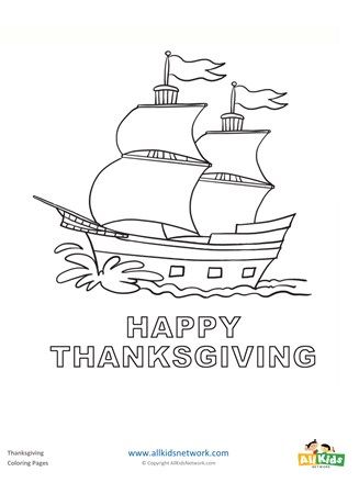 Mayflower Coloring Page | All Kids Network Wallpaper