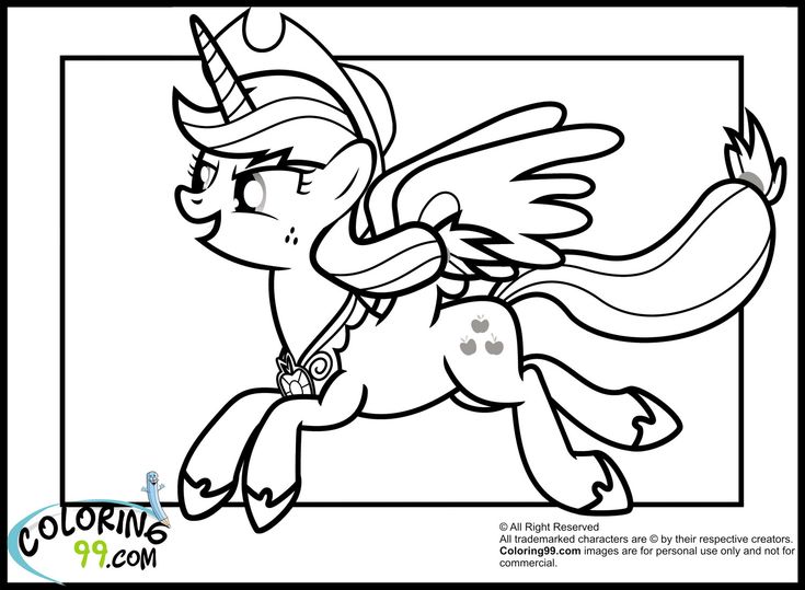 My Little Pony Applejack Coloring Pages Team colors Wallpaper