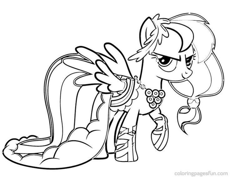 My Little Pony Coloring Pages Rainbow Dash | My Little Pony Coloring Pages Rainb… Wallpaper