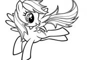 My Little Pony Coloring Pages Rainbow Dash one  Coloring, Dash, Pages, Pony, Rai...