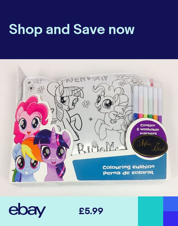 My Little Pony Colour Your Own Cushion Gift Set With Markers Wallpaper