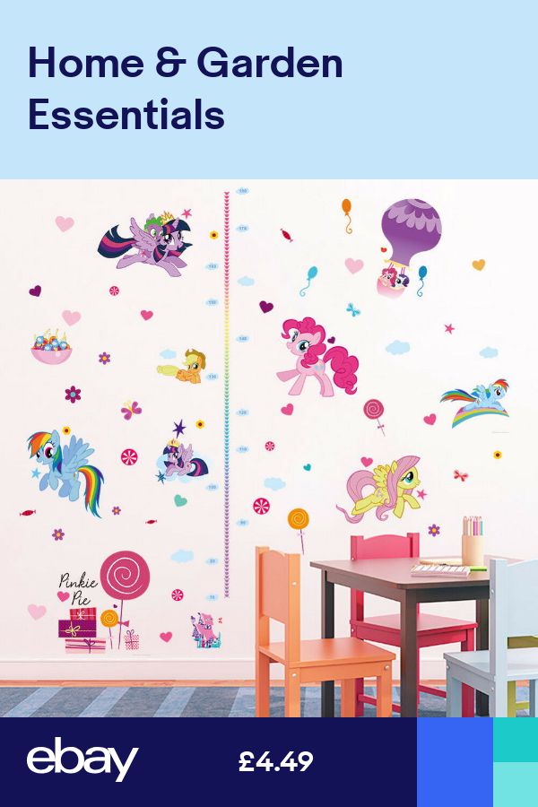 My Little Pony Cute Colorful kids room decal wall sticker Wallpaper