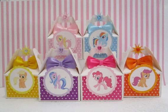 My Little Pony Favor Boxes, Little Pony Favor Boxes, Little Pony Party, Little P…