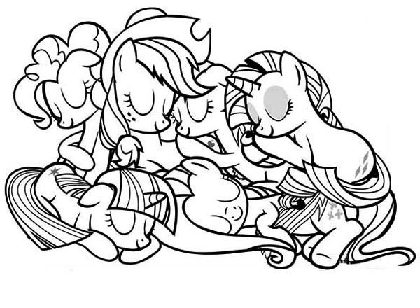 My Little Pony Friendship is Magic Coloring Page – Free … Wallpaper