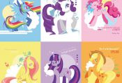 My Little Pony Friendship is Magic Postcard Set of 6 by tinrobo, $8.50