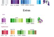My Little Pony: Friendship is Magic color guide! by AtomicLance on deviantART