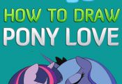 My Little Pony Love Drawing | My Little Pony Coloring #horses #horse #pony #poni...