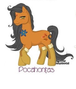 My Little Pony: Pocahontas by Morgwaine Wallpaper
