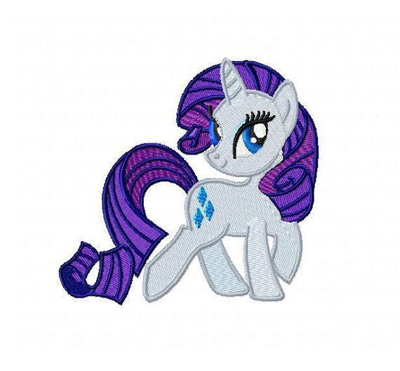 My Little Pony Rarity Embroidery Design  by Cloud9Embroidery, £2.50  Cloud9Embr… Wallpaper