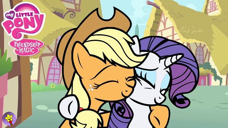 My Little Pony Rarity and Applejack digital coloring book page video Rarity colo…