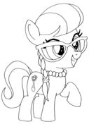 My Little Pony Silver Spoon Coloring page Wallpaper