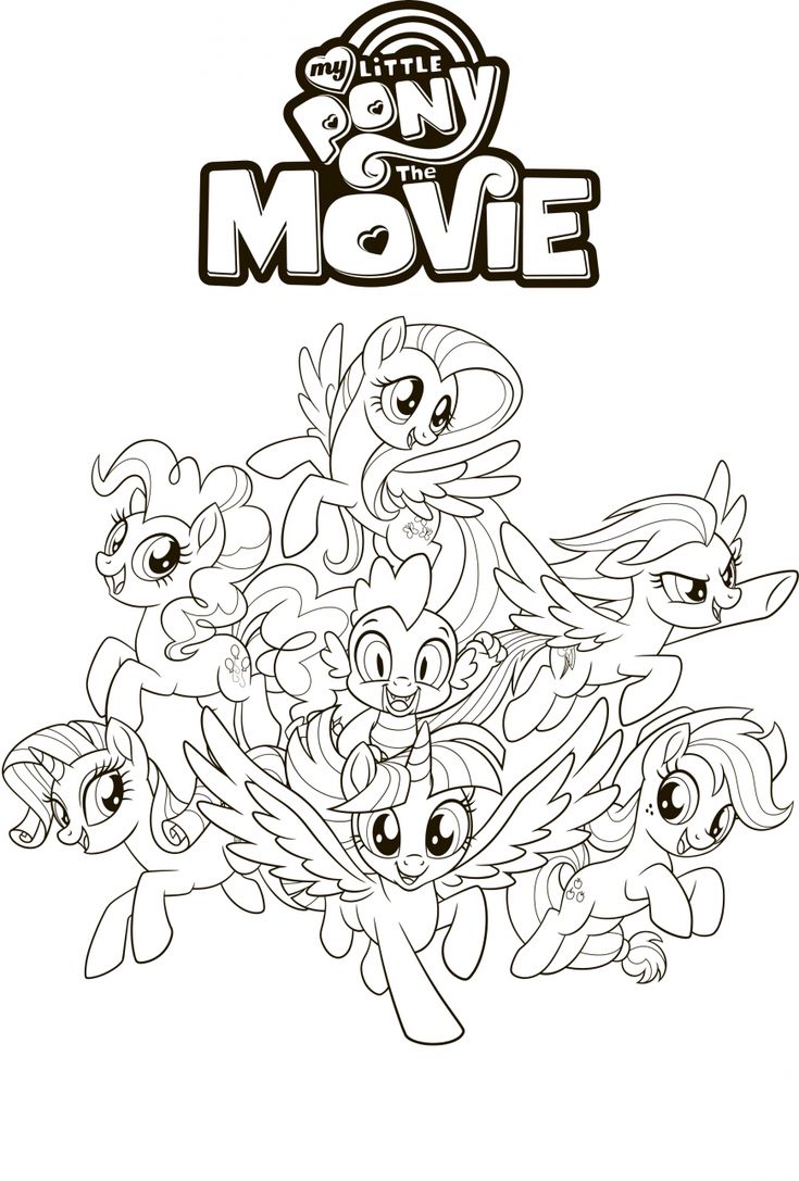 My Little Pony: The Movie coloring pages Wallpaper