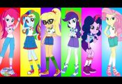 My Little Pony Transforms Equestria Girls Mane 6 Color Swap Surprise Egg and Toy...